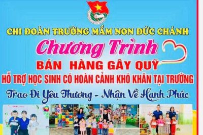 CHƯƠNG TRÌNH “BÁN NƯỚC GÂY QUỸ HỖ TRỢ HỌC SINH KHÓ KHĂN TẠI TRƯỜNG”