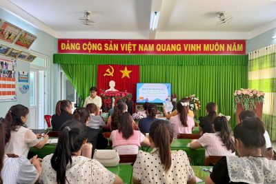 TỔ CHUYÊN MÔN TỔNG KẾT CHUYÊN ĐỀ  “TỔ CHỨC HOẠT ĐỘNG TRẢI NGHIỆM CHO TRẺ TẠI TRƯỜNG MẦM NON